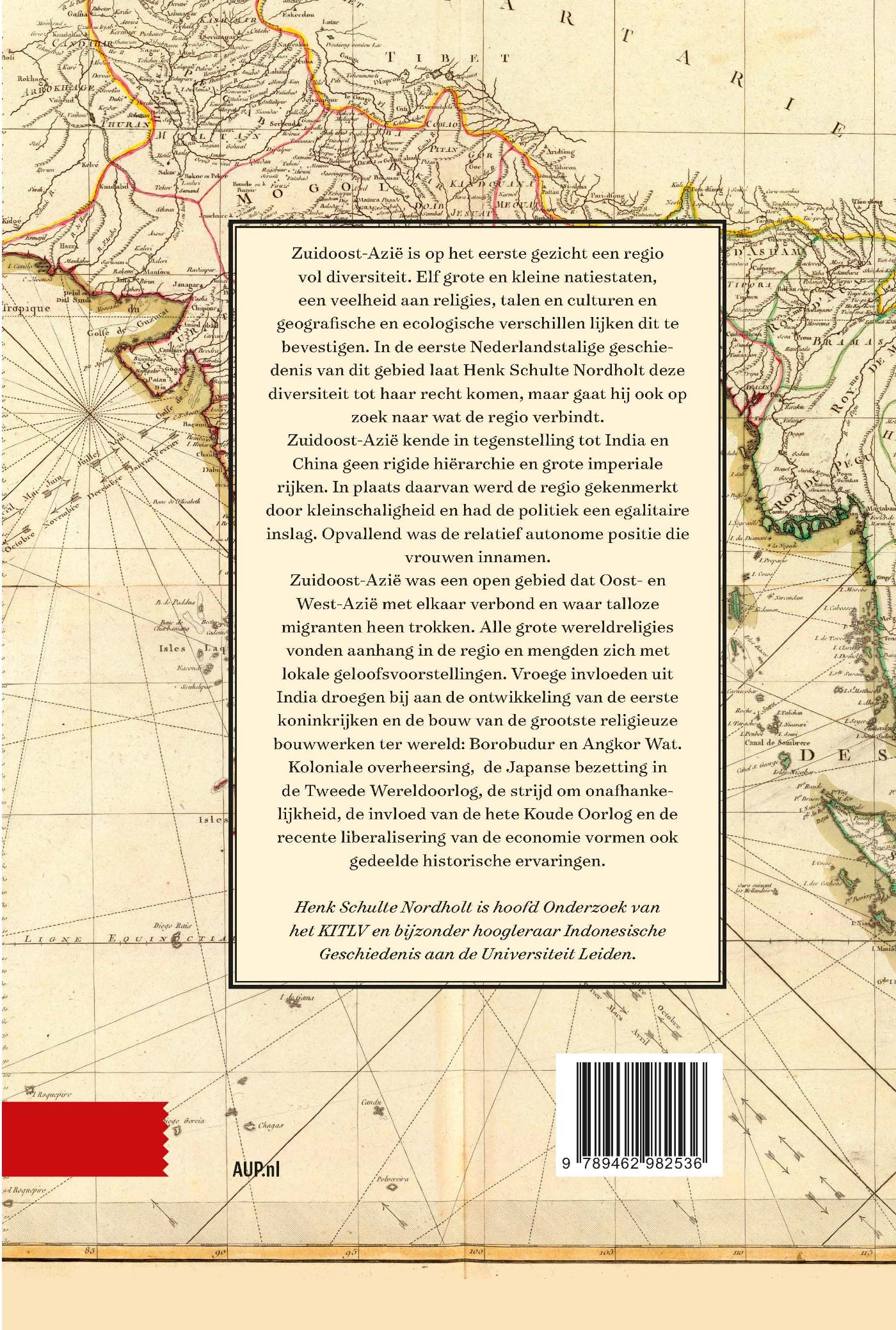 Achterkant van Een geschiedenis van Zuidoost-Azië