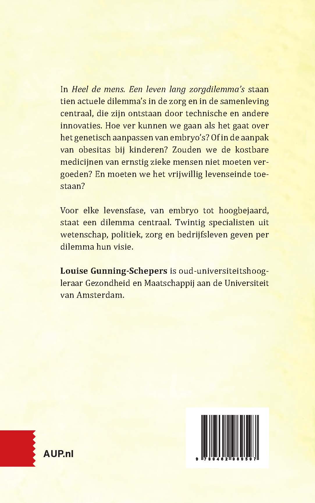 Achterkant van Heel de mens