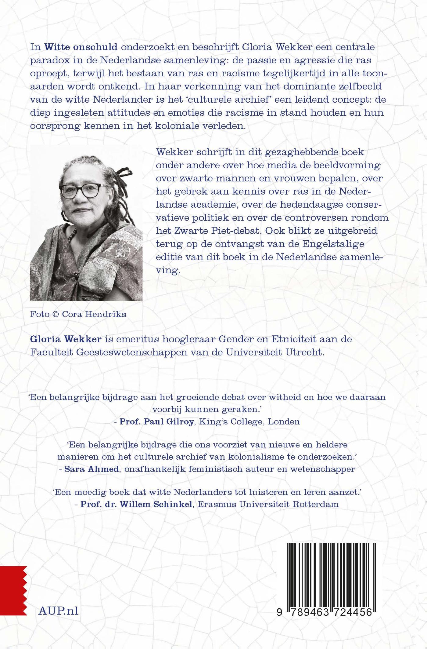 Achterkant van Witte onschuld