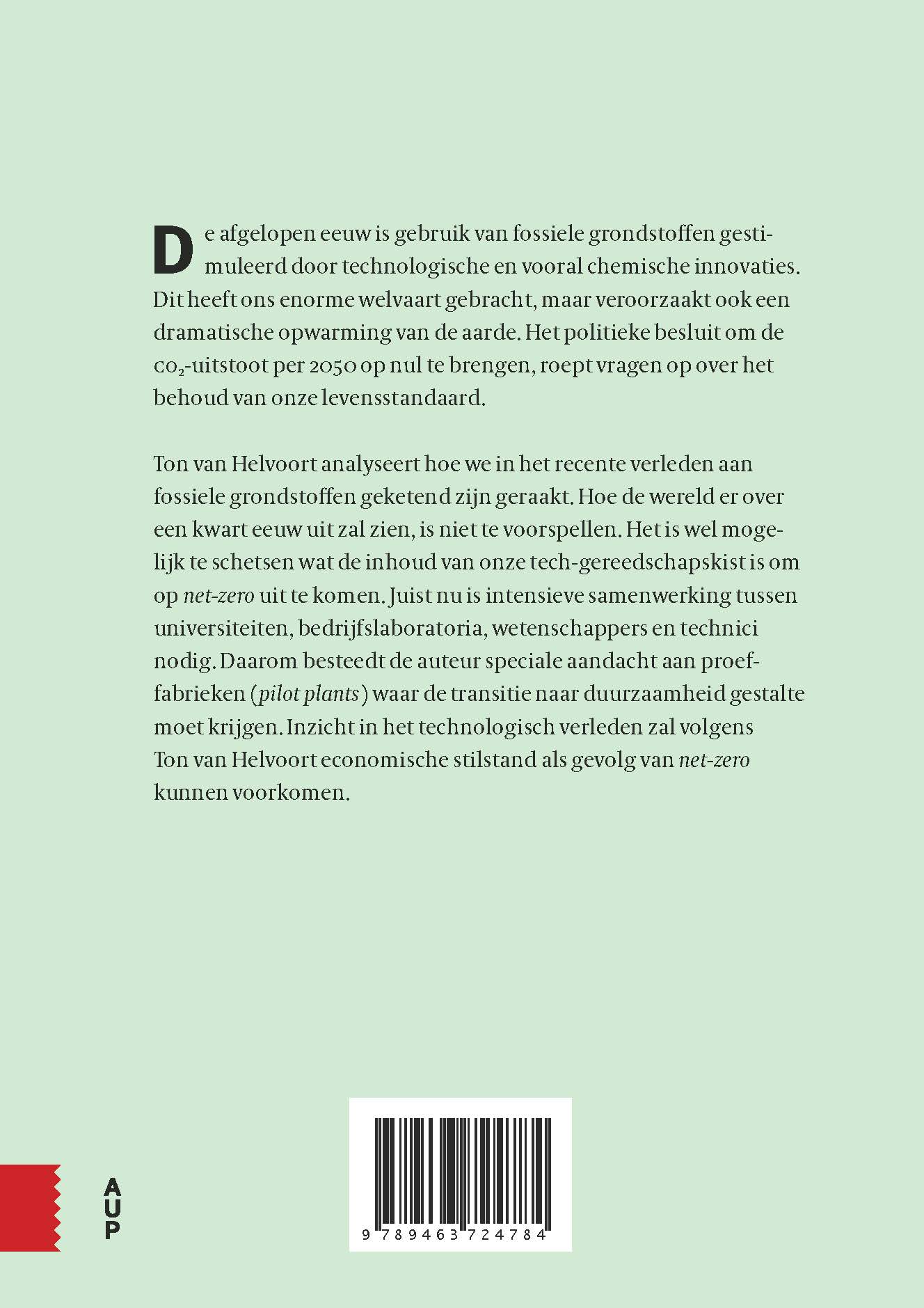 Achterkant van Ketens van fossiele grondstoffen