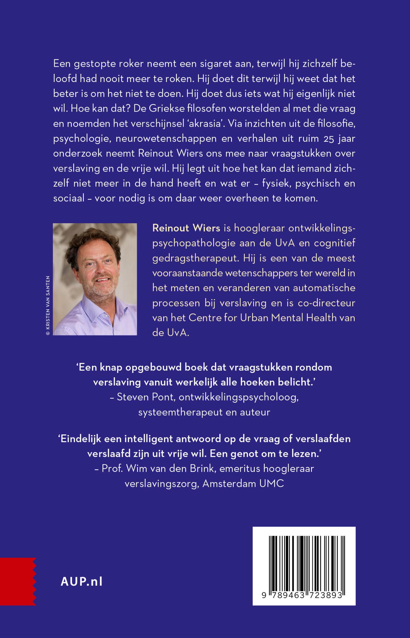 Achterkant van Akrasia