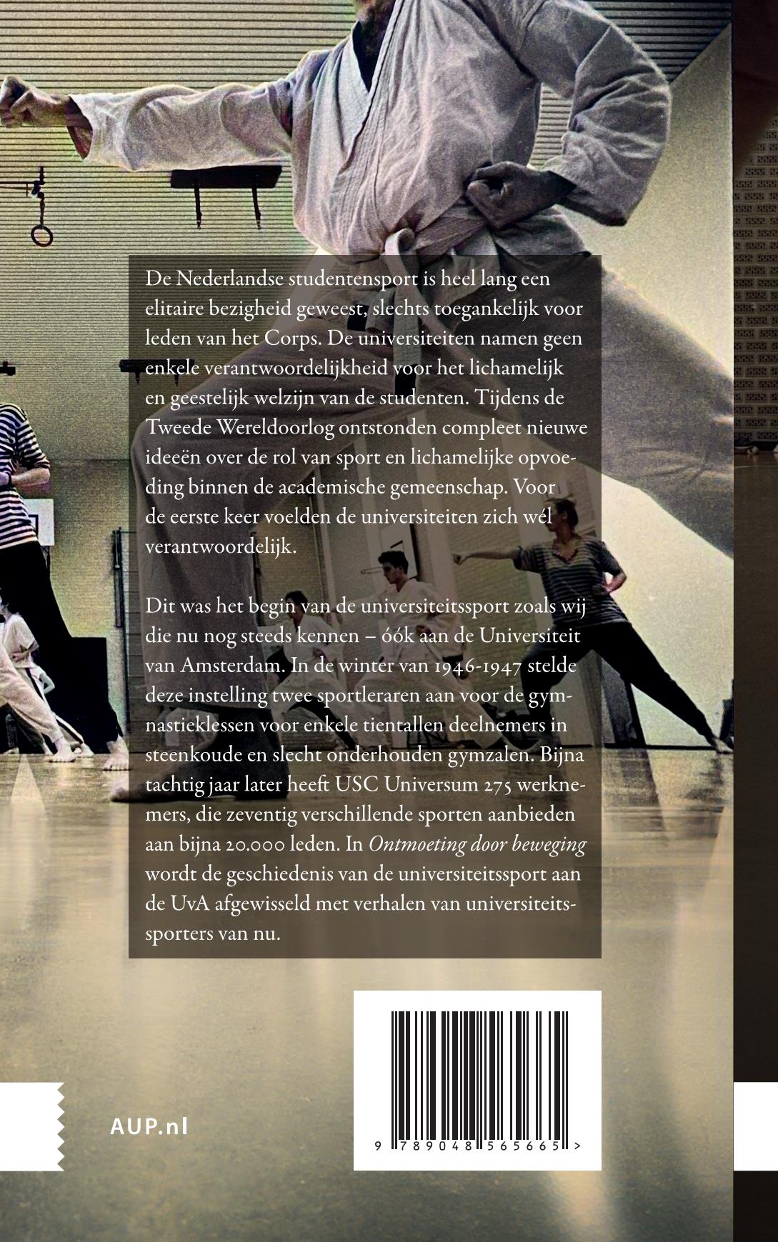 Achterkant van Ontmoeting door beweging