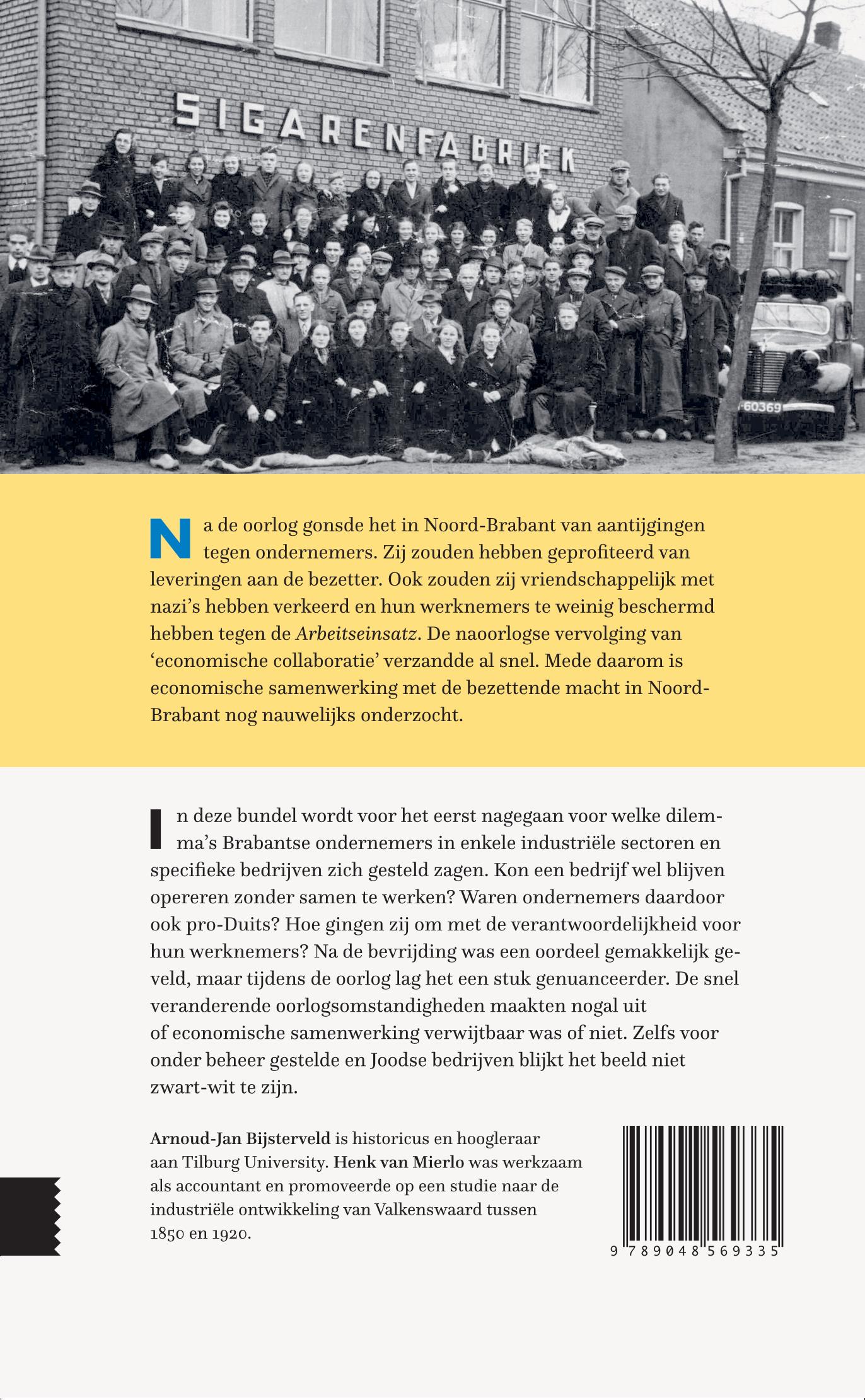 Achterkant van Ondernemen in oorlogstijd