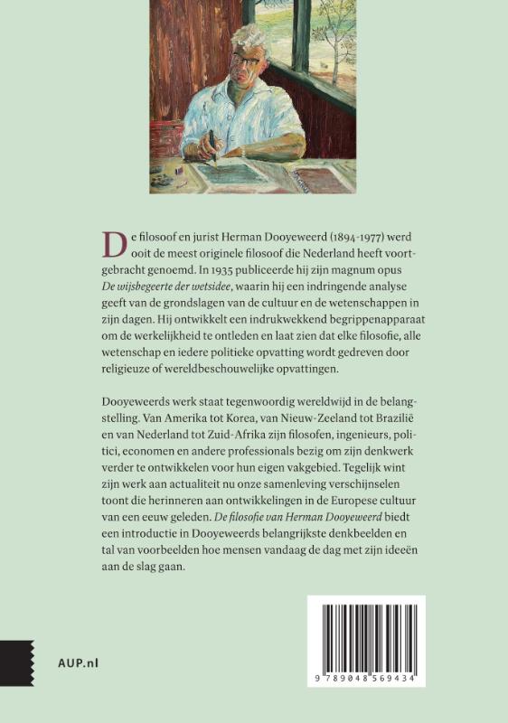 Achterkant van De filosofie van Herman Dooyeweerd, 1894-1977