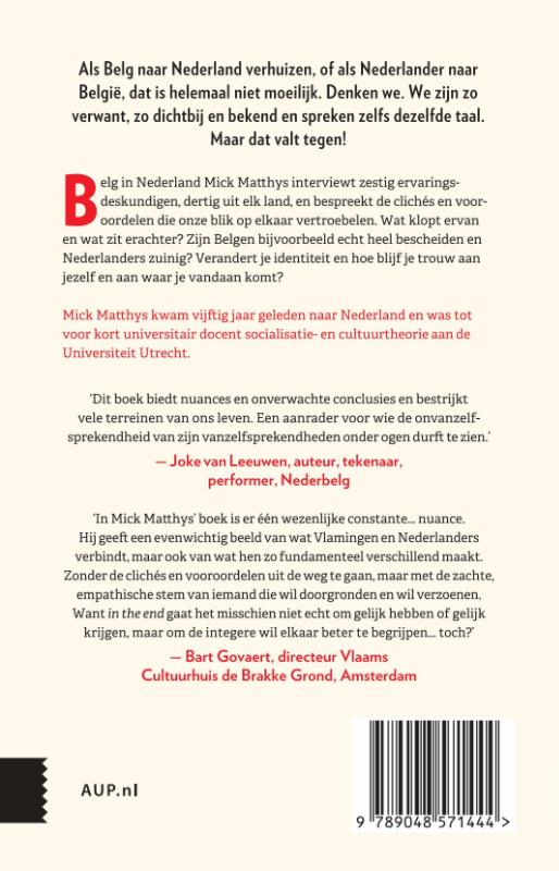 Achterkant van Waarom Belgen gelijk hebben en Nederlanders gelijk krijgen