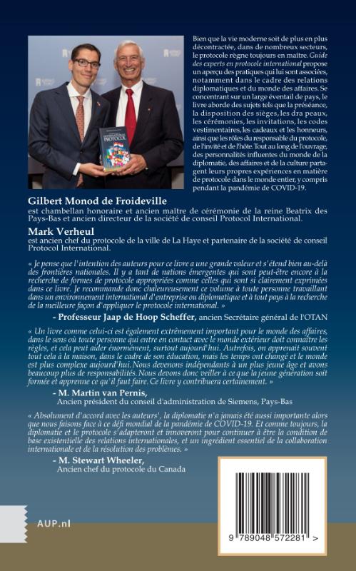 Achterkant van Guide des experts en protocole international