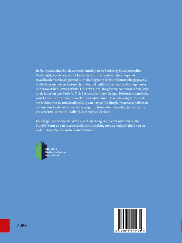 Achterkant van Het vermaaklyk slot