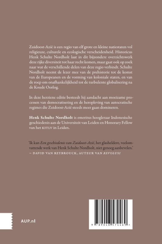 Achterkant van Een geschiedenis van Zuidoost-Azië
