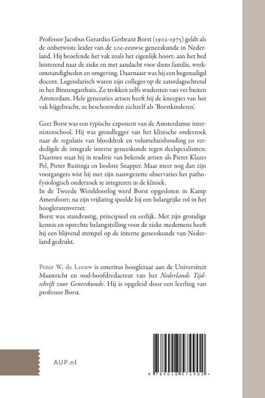 Achterkant van In dienst van de geneeskunde