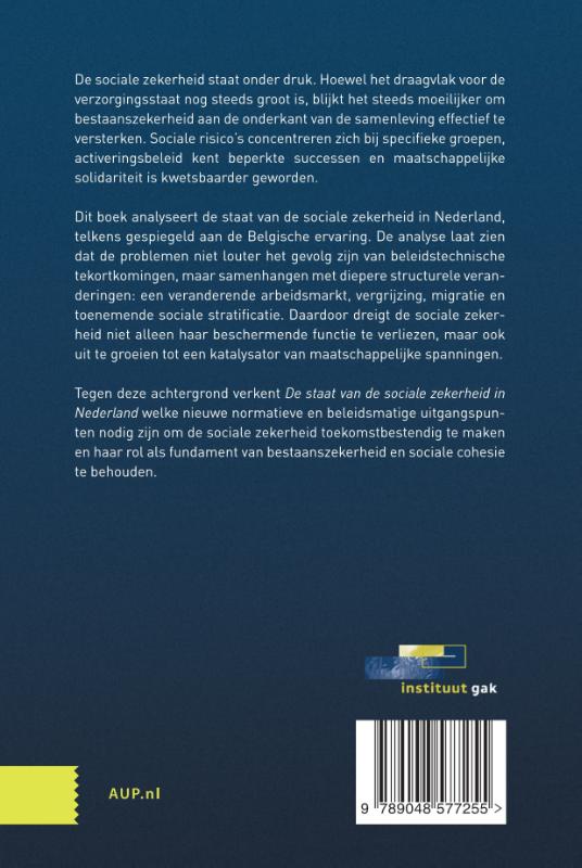 Achterkant van De staat van de sociale zekerheid in Nederland