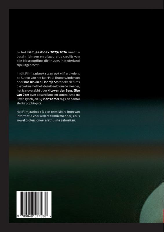 Achterkant van Filmjaarboek 2025/2026