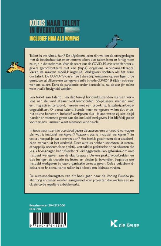 Achterkant van Koers naar talent in overvloed