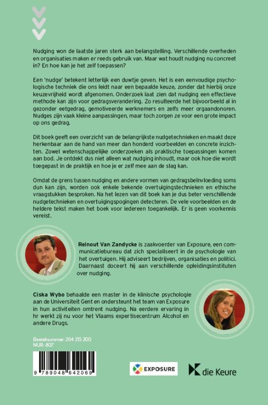 Achterkant van Nudging & Overtuigen