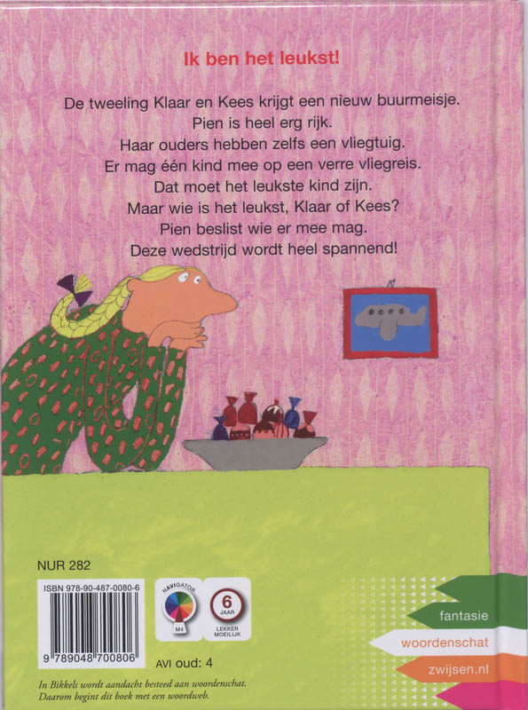 Achterkant van Ik ben het leukst