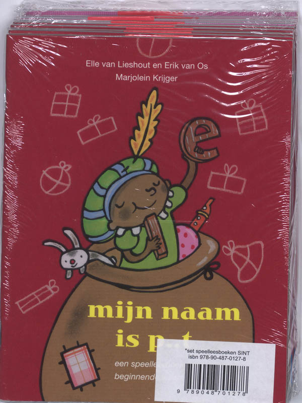 Achterkant van Speelleesboeken Sint set 10 ex