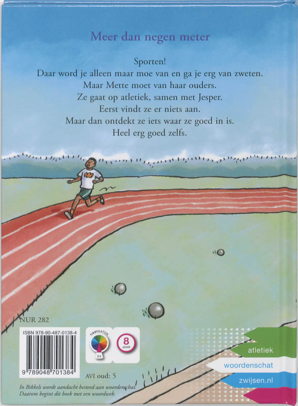 Achterkant van Meer dan negen meter
