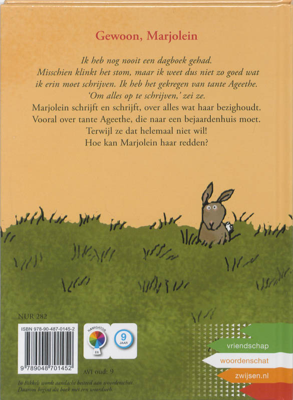 Achterkant van Gewoon, Marjolein