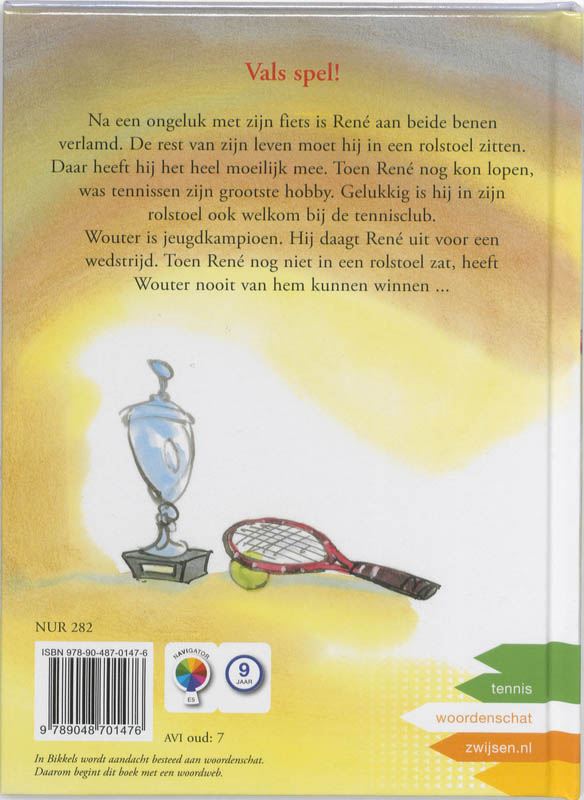 Achterkant van Vals spel