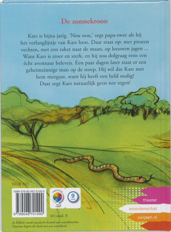 Achterkant van De zonnekroon