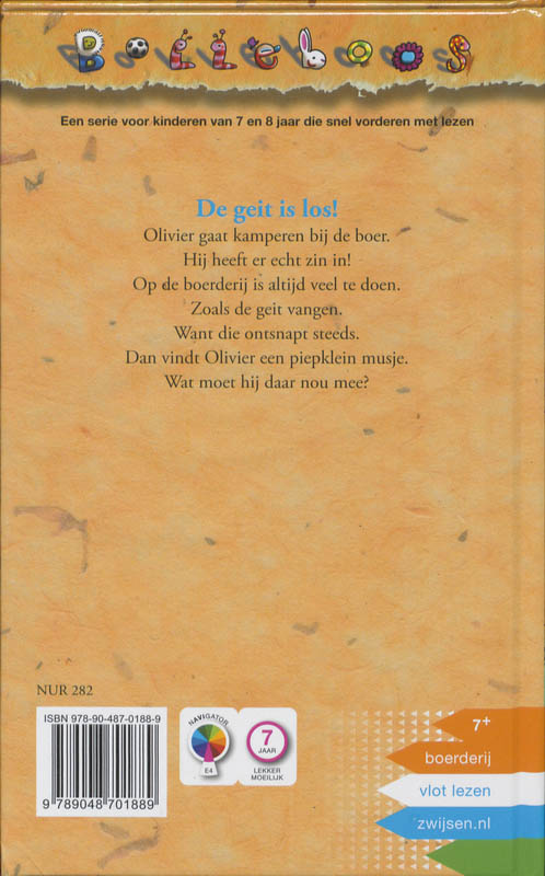 Achterkant van De geit is los