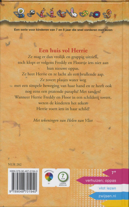 Achterkant van Een huis vol Herrie