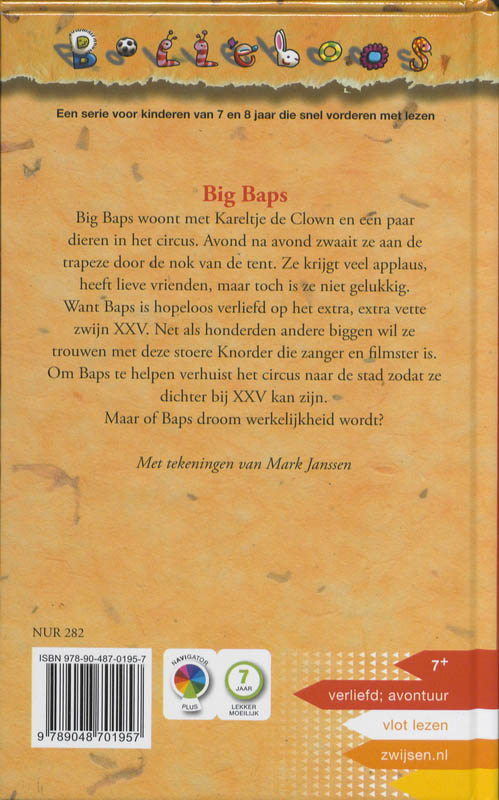 Achterkant van Big Baps