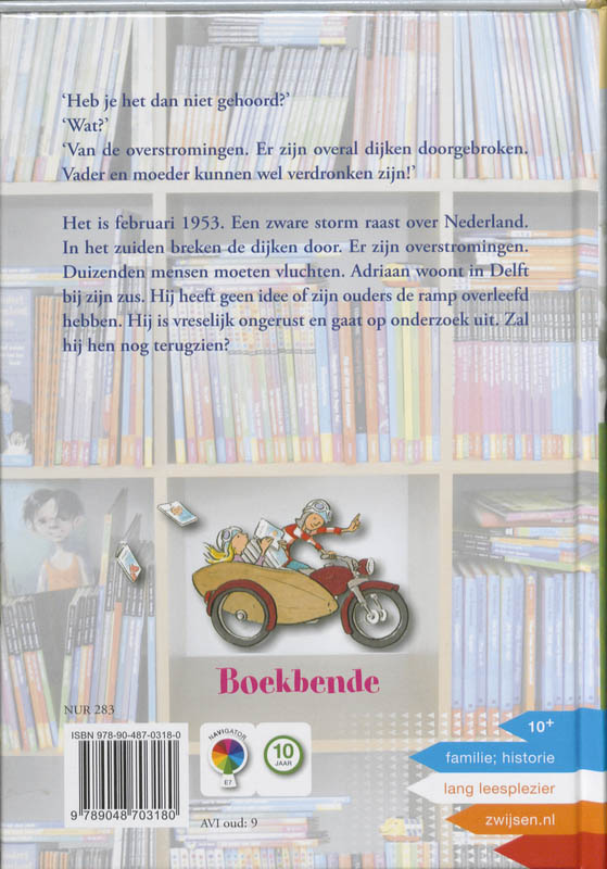 Achterkant van Na de storm