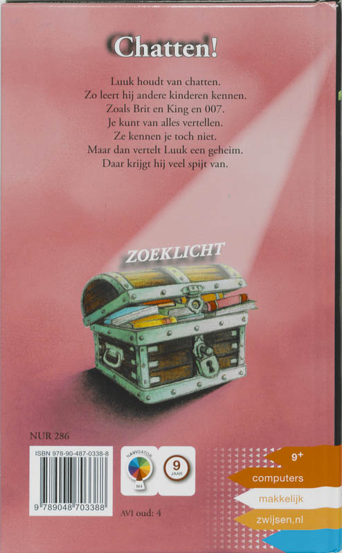 Achterkant van Chatten