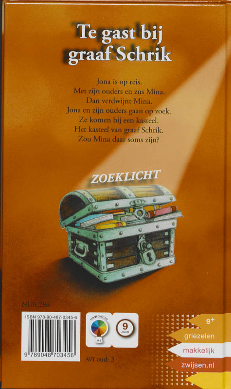Achterkant van Te gast bij graaf Schrik