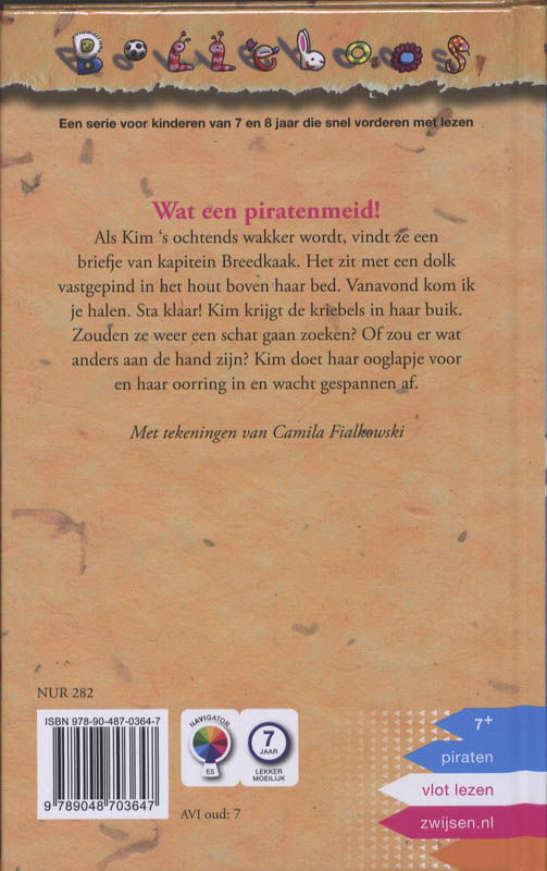 Achterkant van Wat een piratenmeid!