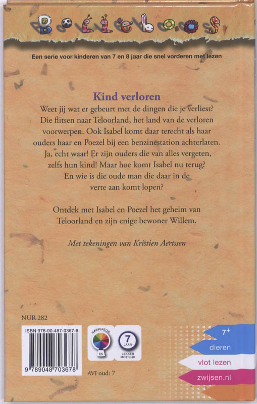 Achterkant van Kind verloren