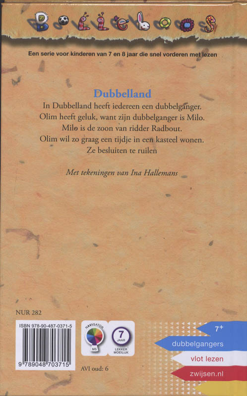 Achterkant van Dubbelland