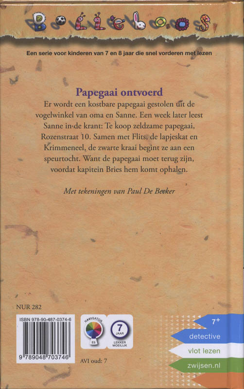 Achterkant van Papegaai ontvoerd