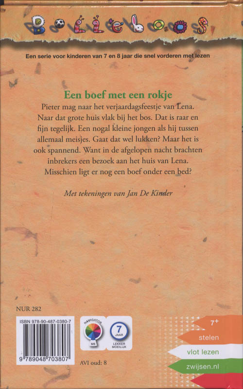 Achterkant van Een boef met een rokje