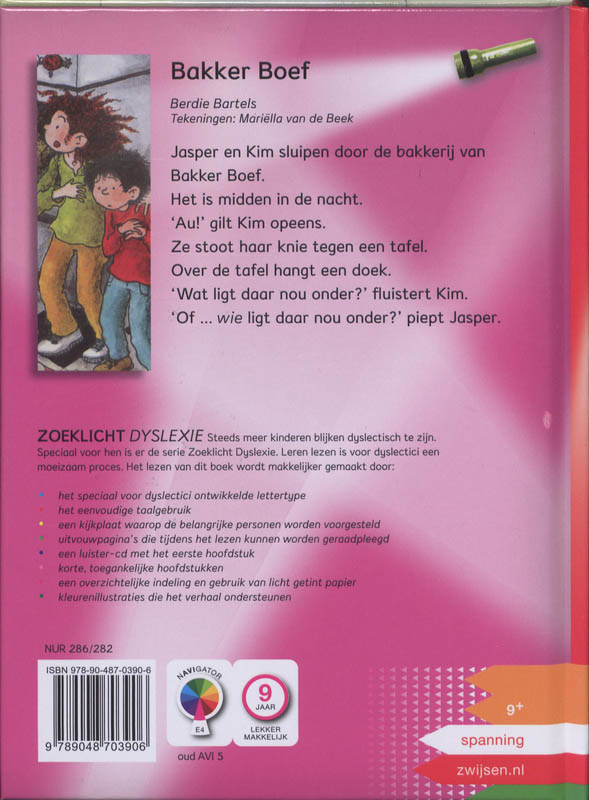 Achterkant van Bakker Boef