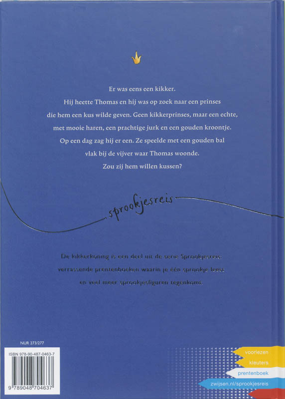 Achterkant van De kikkerkoning