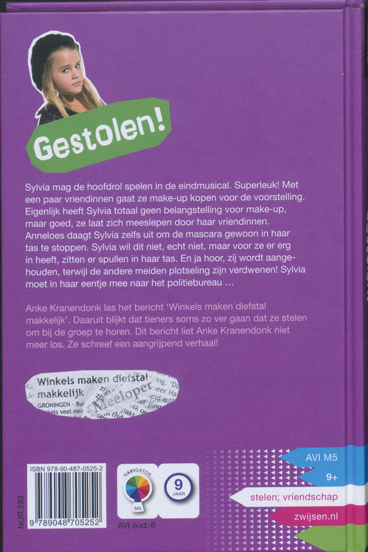 Achterkant van Gestolen!