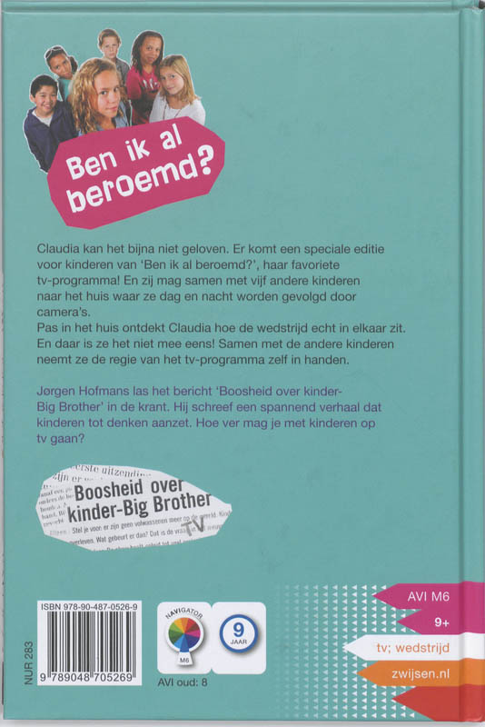 Achterkant van Ben ik al beroemd?