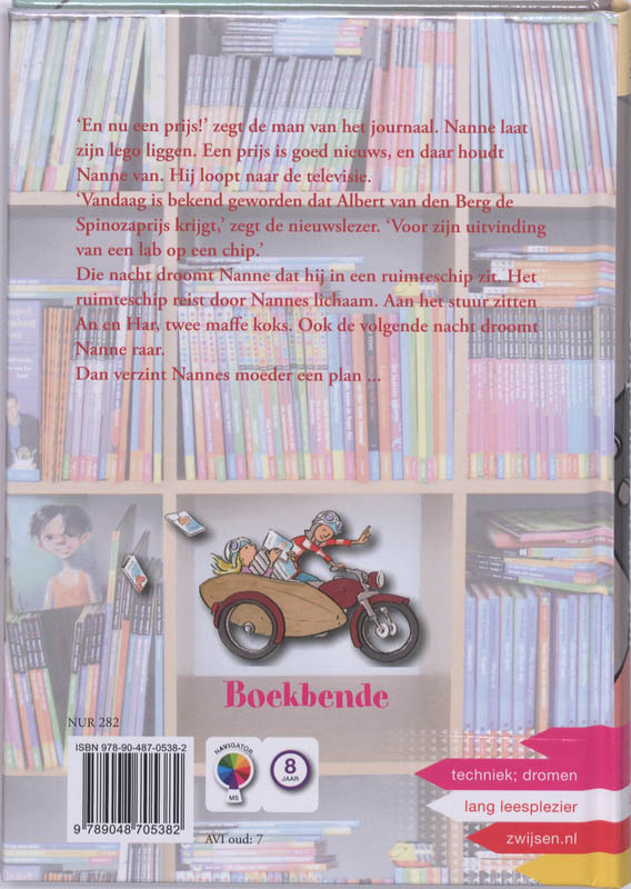Achterkant van Een pil met een lab erin