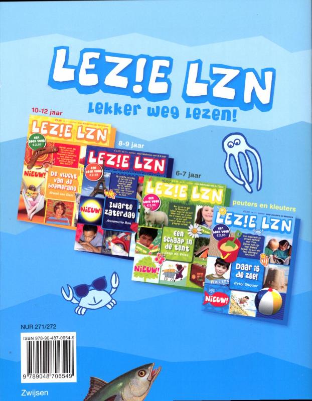 Achterkant van Daar is de zee!