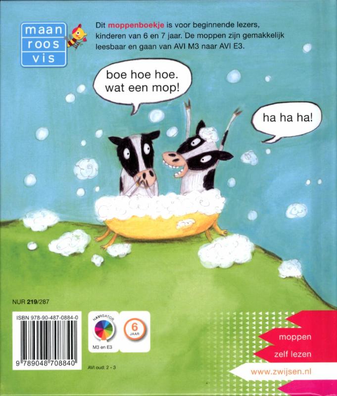 Achterkant van Wat een mop!