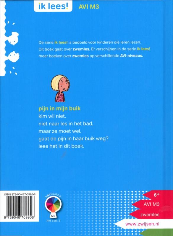 Achterkant van Pijn in mijn buik