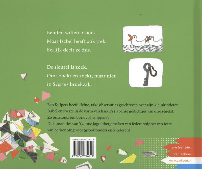 Achterkant van Snippers