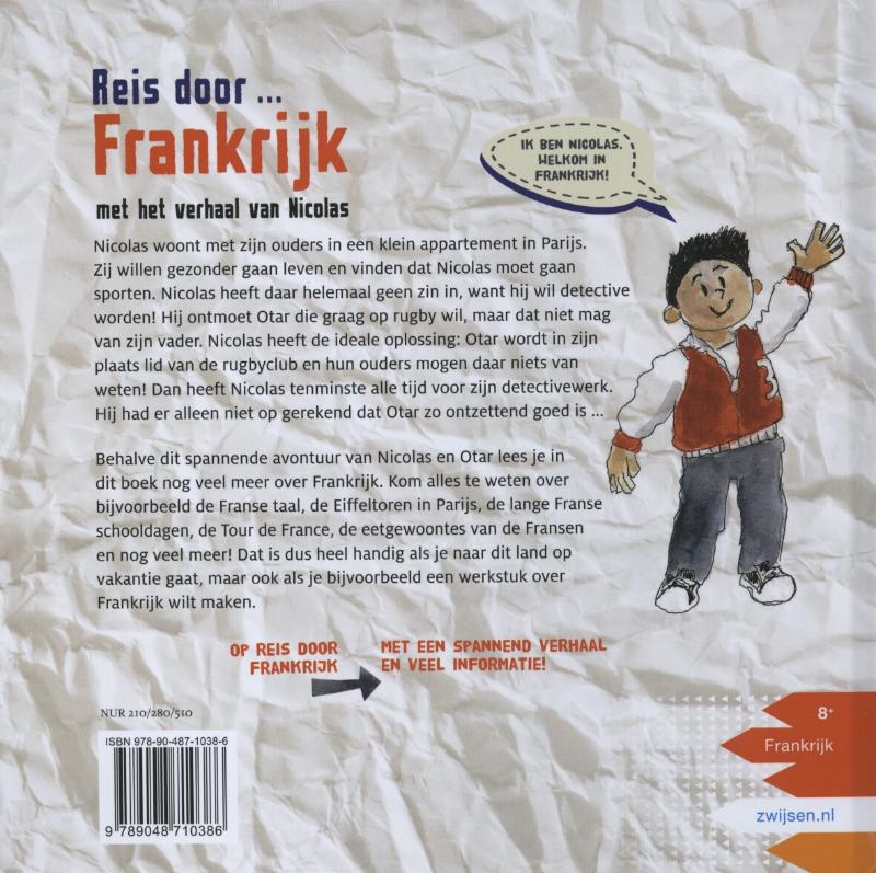 Achterkant van Reis door... Frankrijk
