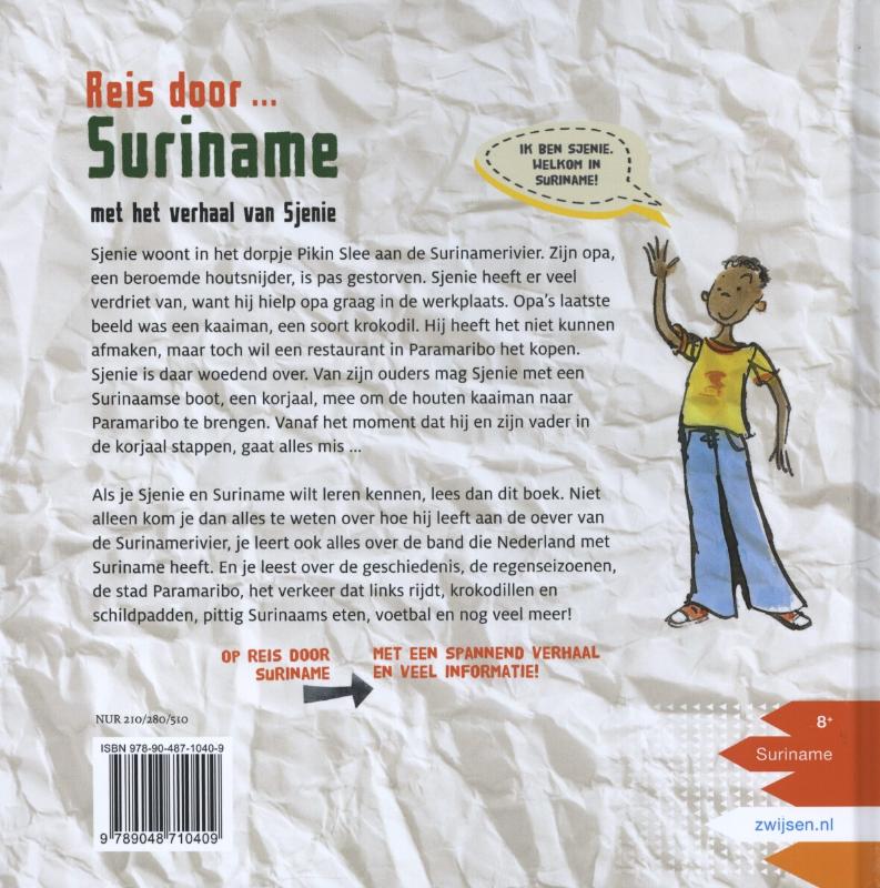 Achterkant van Reis door... Suriname