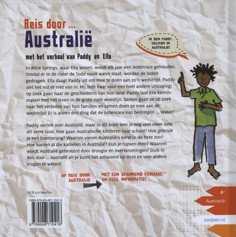 Achterkant van Reis door... Australie