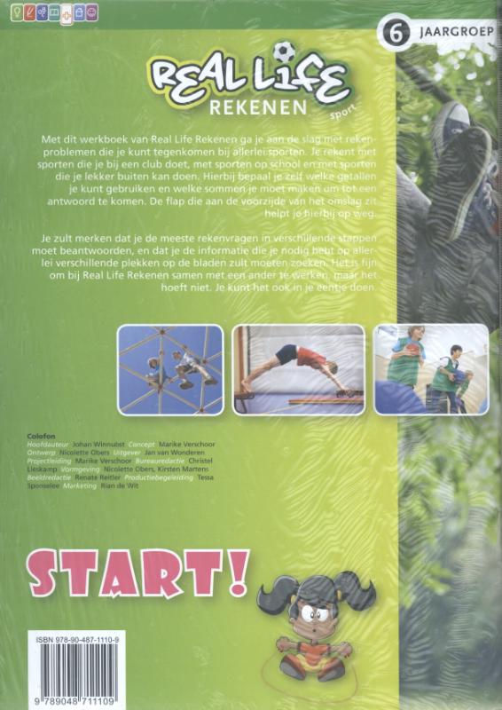Achterkant van rekenen jaar groep 6