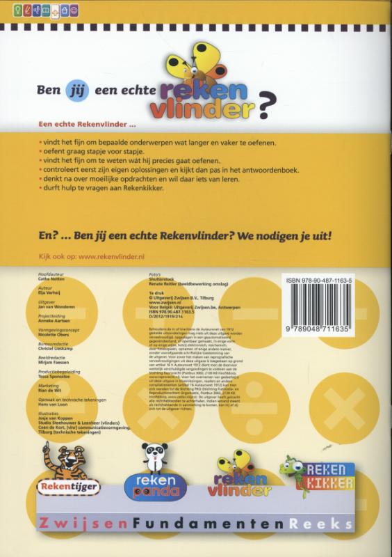 Achterkant van Rekenen met breuken
