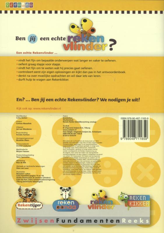 Achterkant van Antwoordenboek