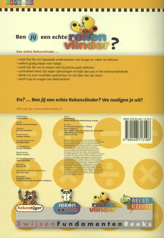 Achterkant van Antwoordenboek